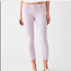 DL1961 Florence cropped jeans. Size 24. Color orchid.